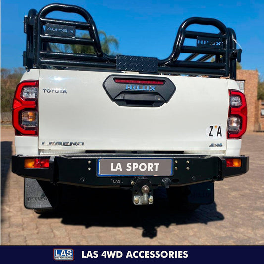 LAS HILUX REAR BUMPER - OPTIONAL SWING ARMS - LA Sport Pretoria