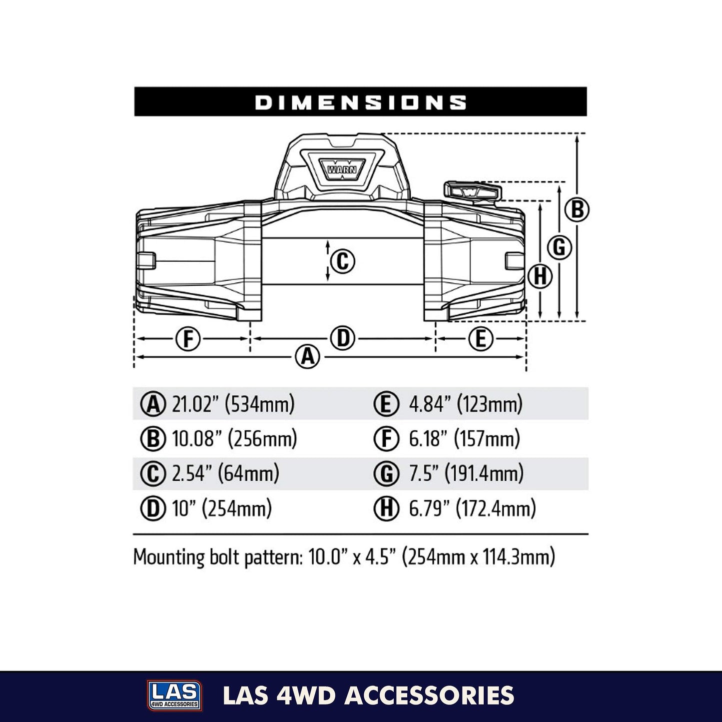 WARN VR EVO 12 000 lb (5443KG) SYNTHETIC ROPE WINCH - LA Sport Pretoria