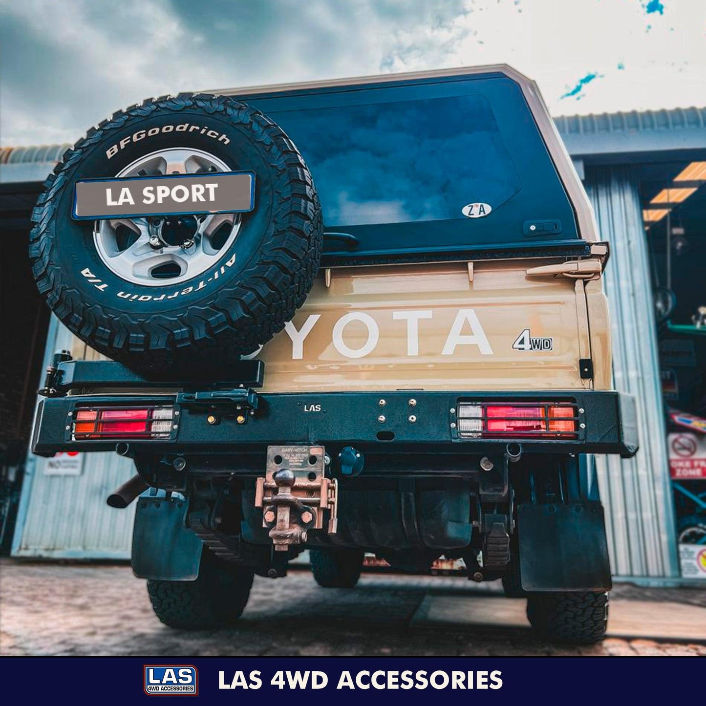 LAS REAR BUMPER LAND CRUISER 2005 ONWARDS - LA Sport Pretoria