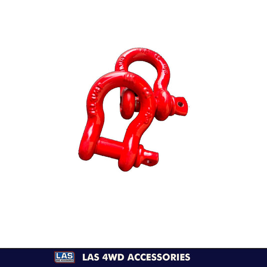 BOW SHACKLE RED 3.25T SET OF 2 - LA Sport Pretoria 